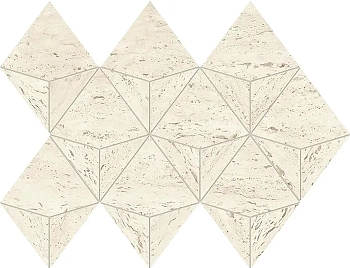 Мозаика Marvel Travertine Mosaico Origami White Matt 28x41